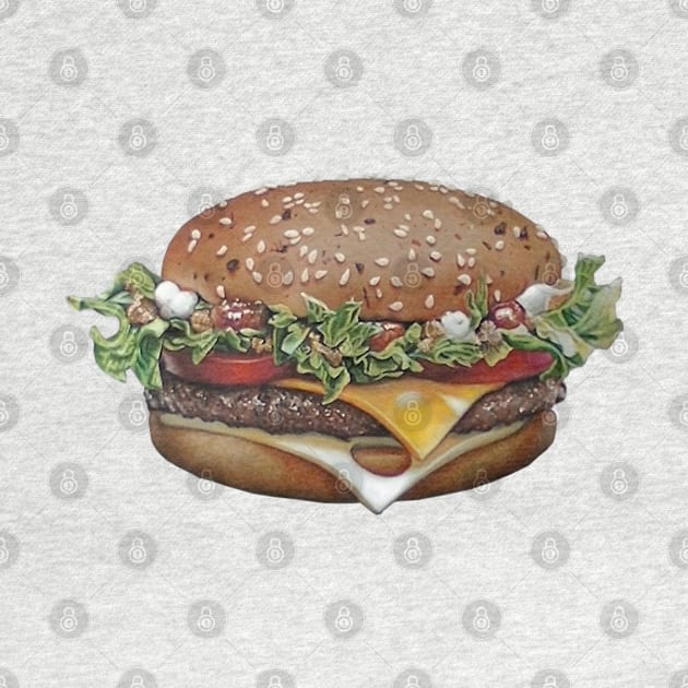 hamburger Drawing by cristianvan